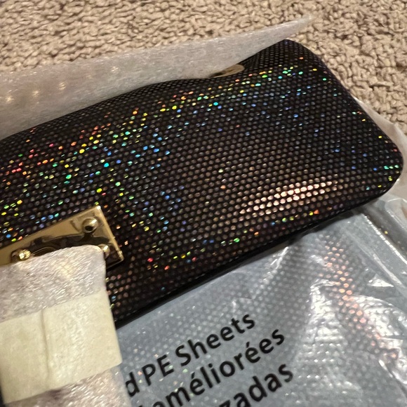 Kurt Geiger London Mini Brixton Crossbody Bag in Shimmering Metallic Sequin NWT - Picture 11 of 16